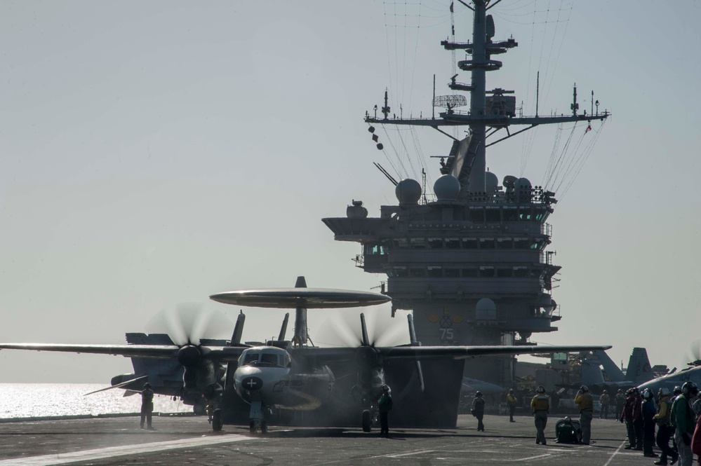 USS Harry S. Truman flight deck operations