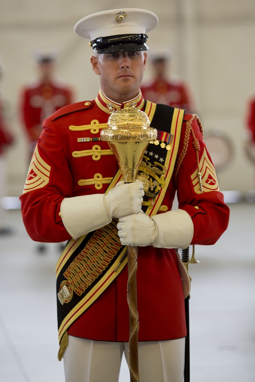 Drum and Bugle Corps and Silent Drill Platoon perform at Marine Corps Air Station Beaufort