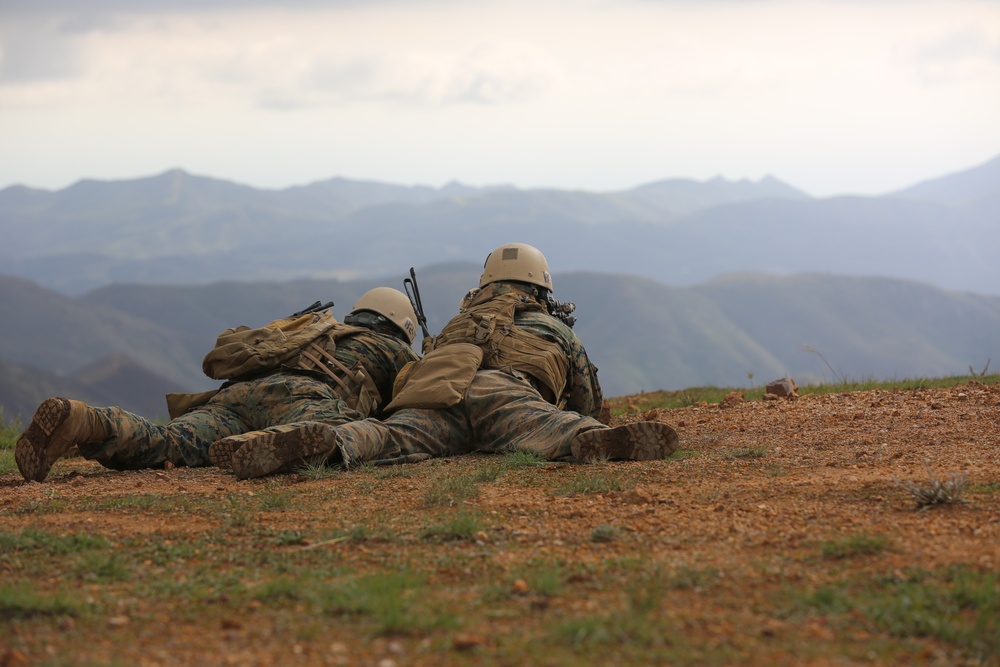 Marines from Company B, 1st Reconnaissance Battalion, conducted a complete combined-arms raid aboard Camp Pendleton Calif., March 6th