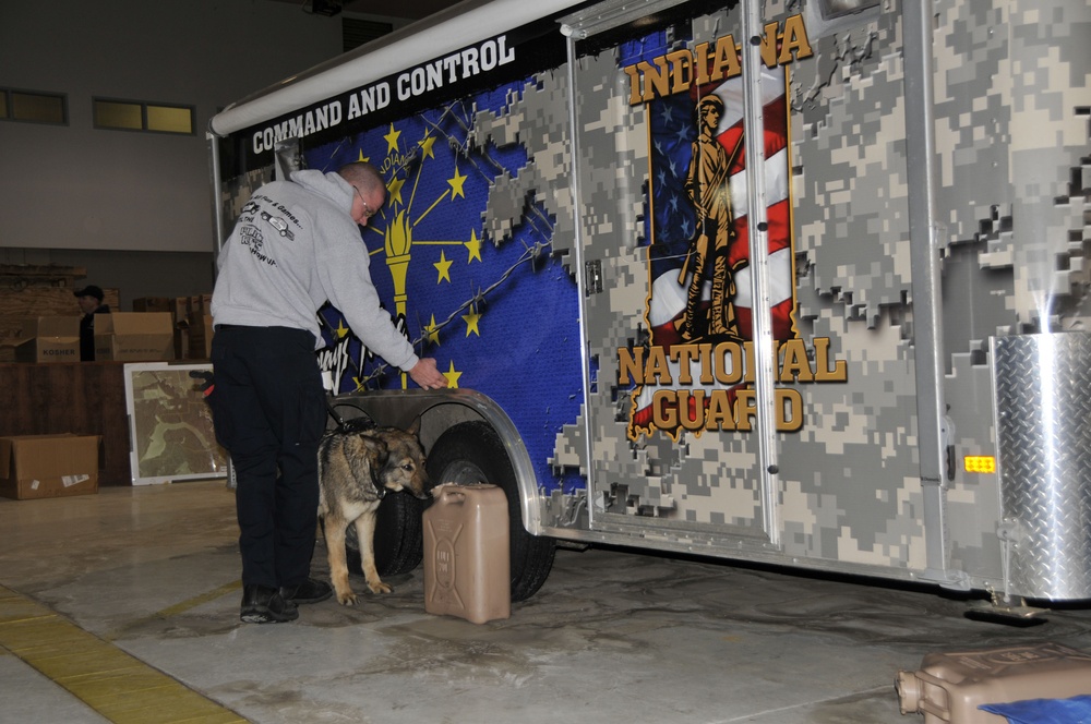 181st Intelligence Wing host K9 training