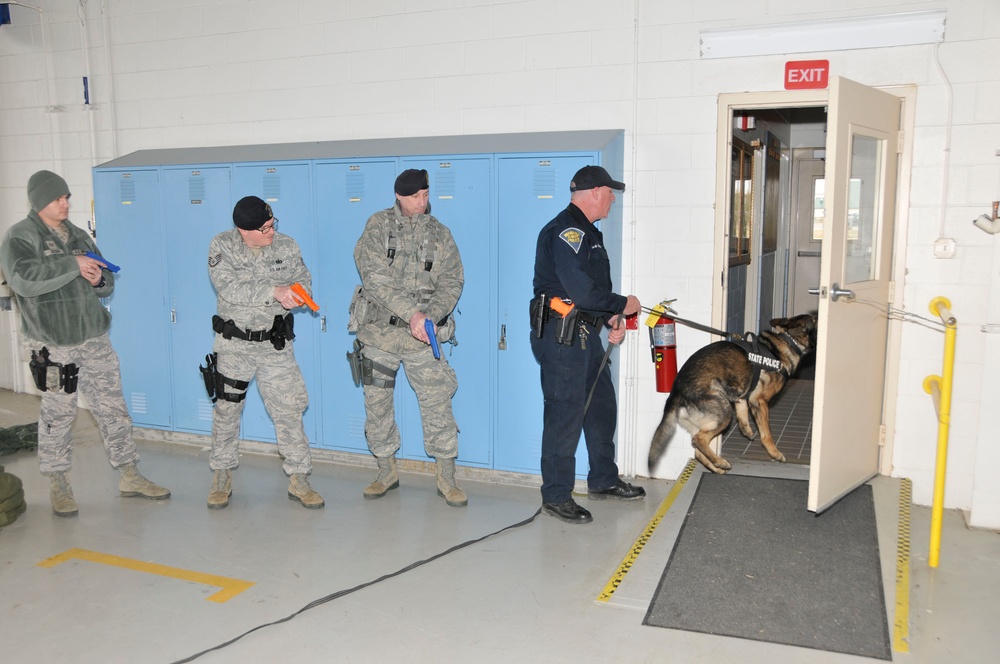 181st Intelligence Wing host K9 training