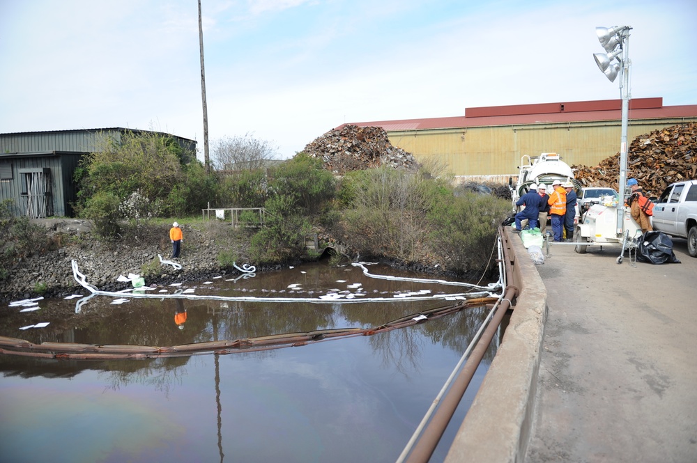 Coast Guard monitors Georgetown, SC, oil spill response
