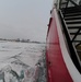 USCGC Mackinaw breaks ice in St. Marys River