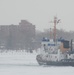 USCGC Katmai Bay breaks ice in St. Marys River