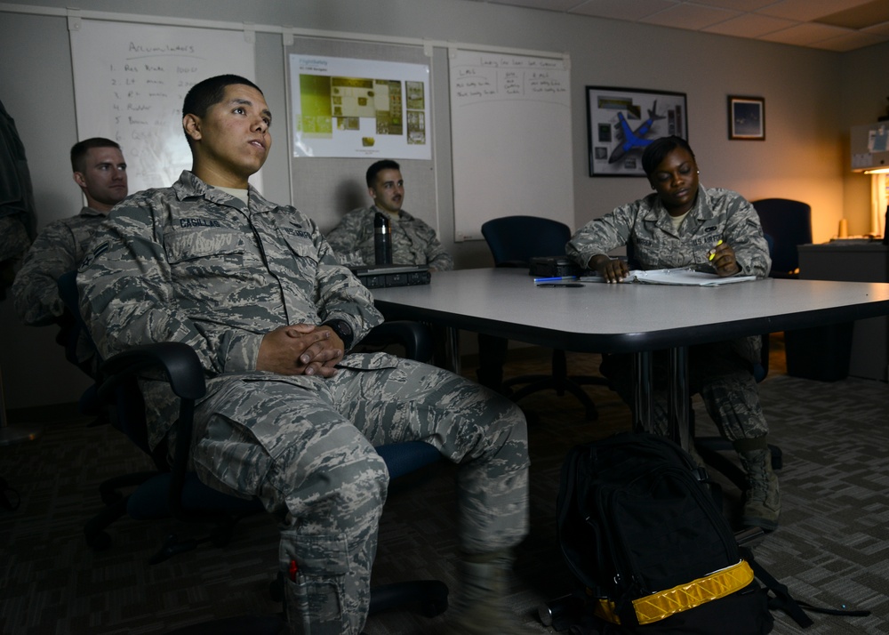 Airmen in training