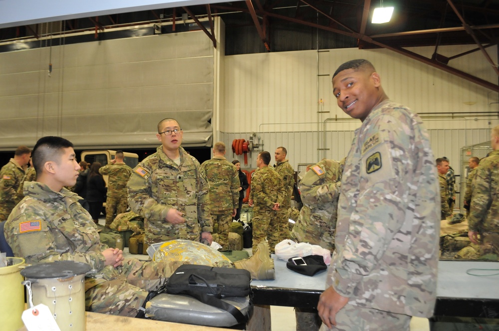 The 1-52nd Aviation Brigade deploys the first wave to Afghanistan