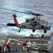 USS Ramage flight deck activity