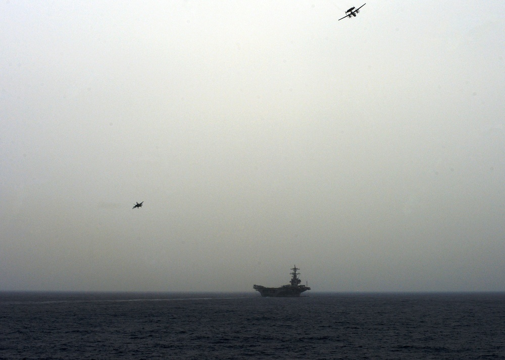 USS George H.W. Bush flight operations