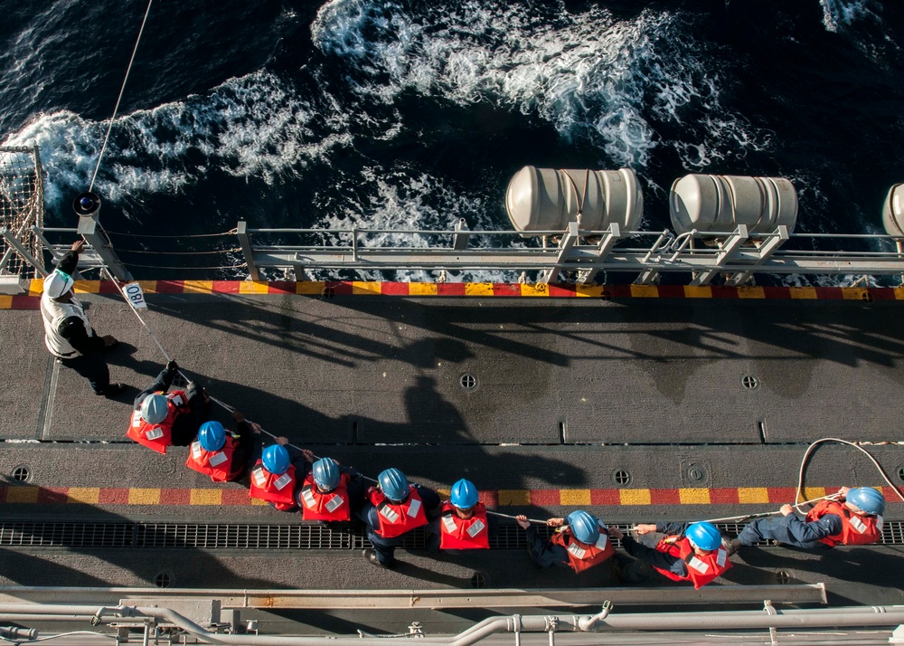 USS Peleliu operations