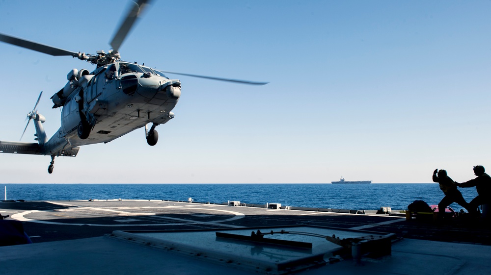 USS George H.W. Bush operations