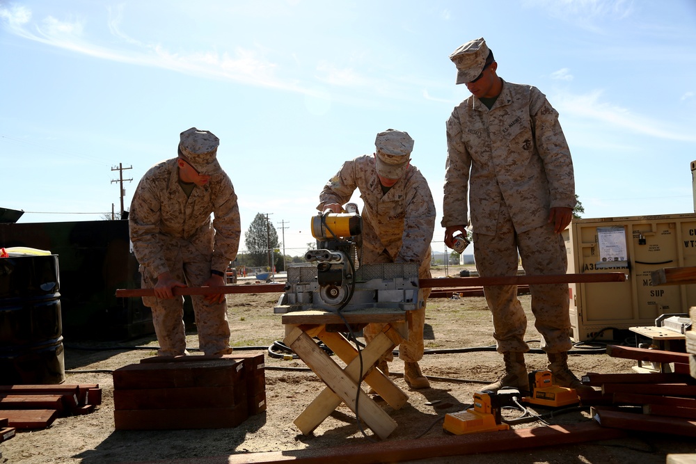 Combat Engineers build bridge for local citizens