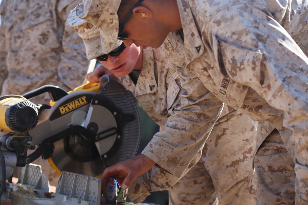 Combat Engineers build bridge for local citizens