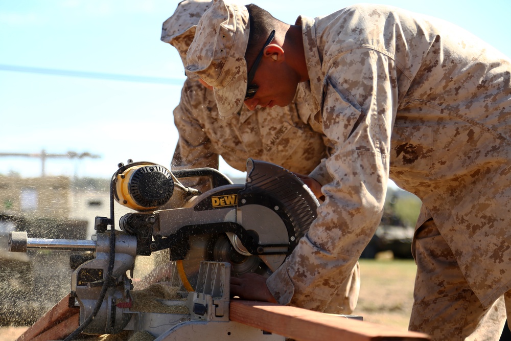 Combat Engineers build bridge for local citizens