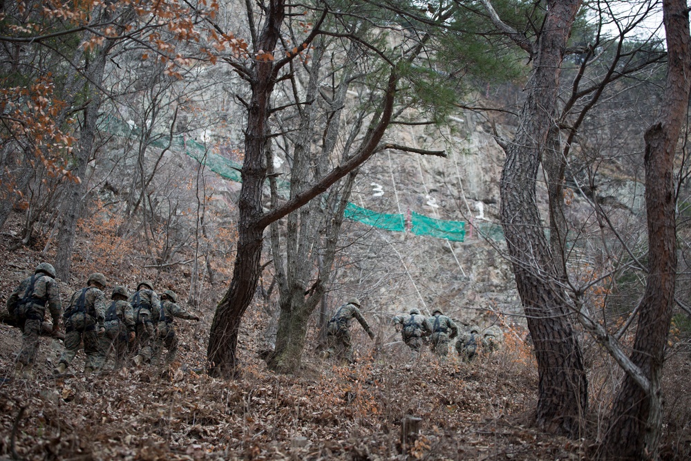 U.S. Marines trek through ROK Marine Mountain Warfare Course: Part 1 of 3