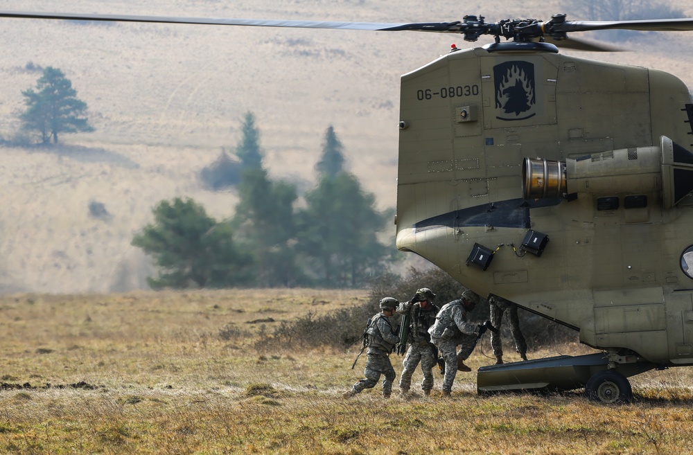 12th Combat Aviation Brigade mission rehearsal exercise