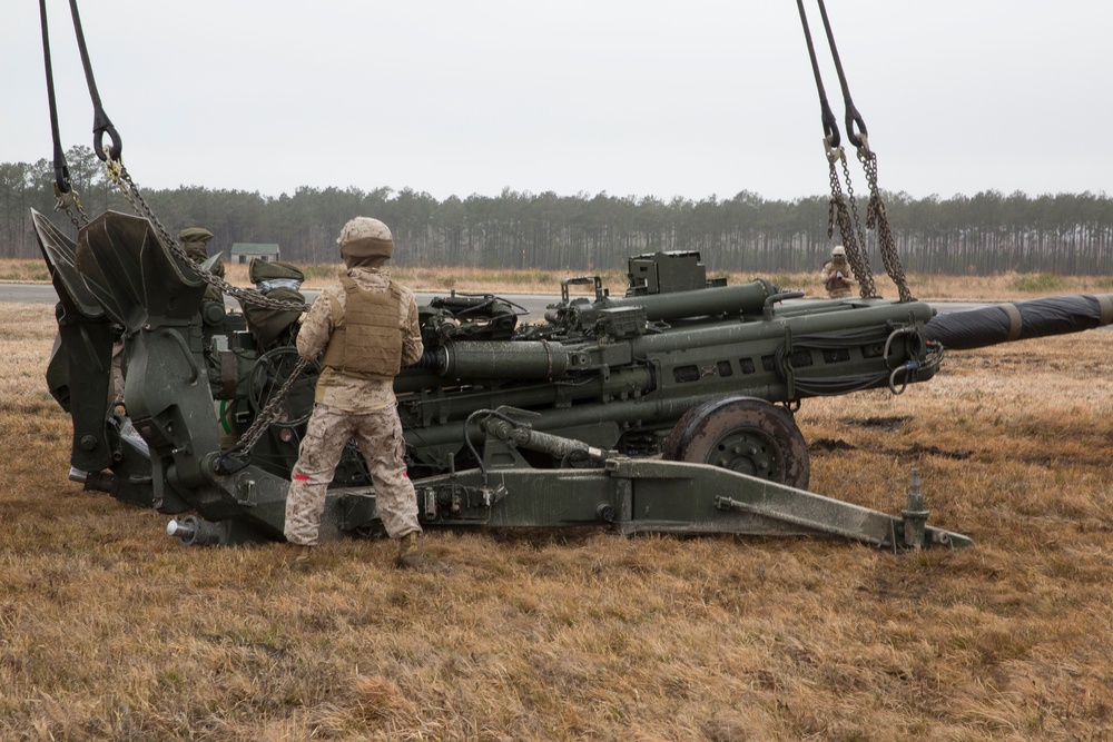 Artillery in the air: Landing support specialists test lift capabilities