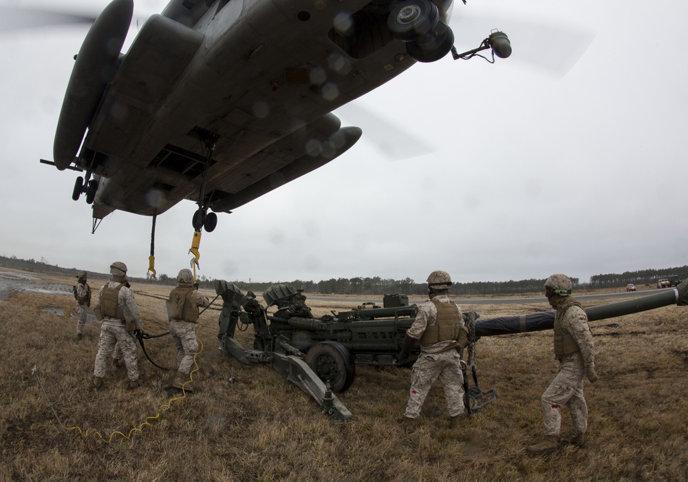 Artillery in the air: Landing support specialists test lift capabilities