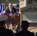 1st MLG CG speaks during opening of homeless veteran housing project