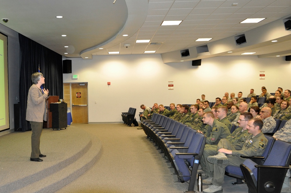 Nevada Air National Guard's 2014 Wingman Day: The director of psychological health presentation