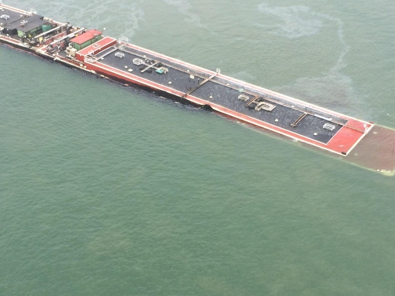 Joint response underway for ship, barge collision in Houston Ship Channel