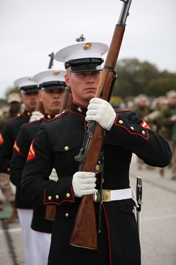 Marine Corps Battle Color Ceremony tour comes to Parris Island