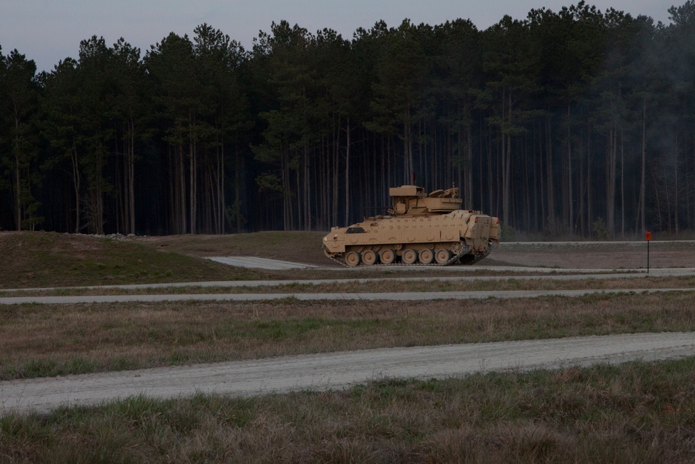 U.S. National Guard Conducts live fire on Marine Corps Ranges