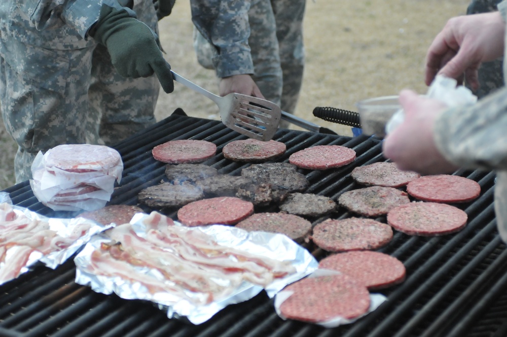 210th FA Brigade chaplains host barbecue