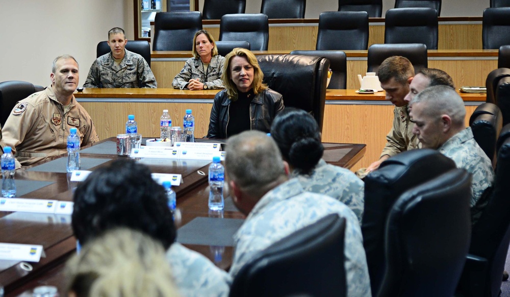 SecAF visits the 386th AEW