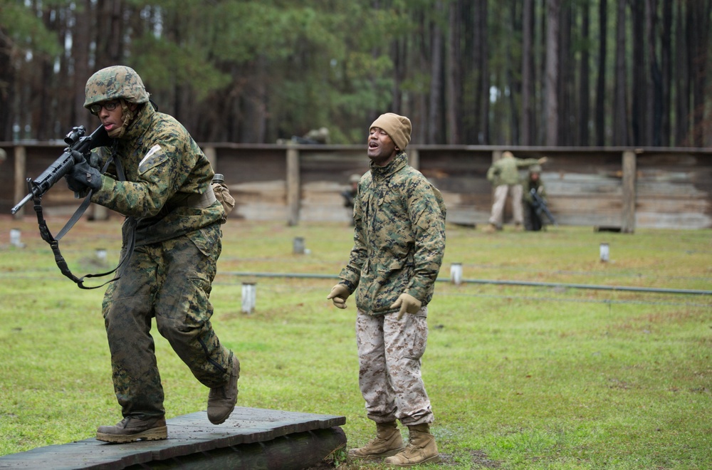 Marine recruits learn basic combat skills on Parris Island