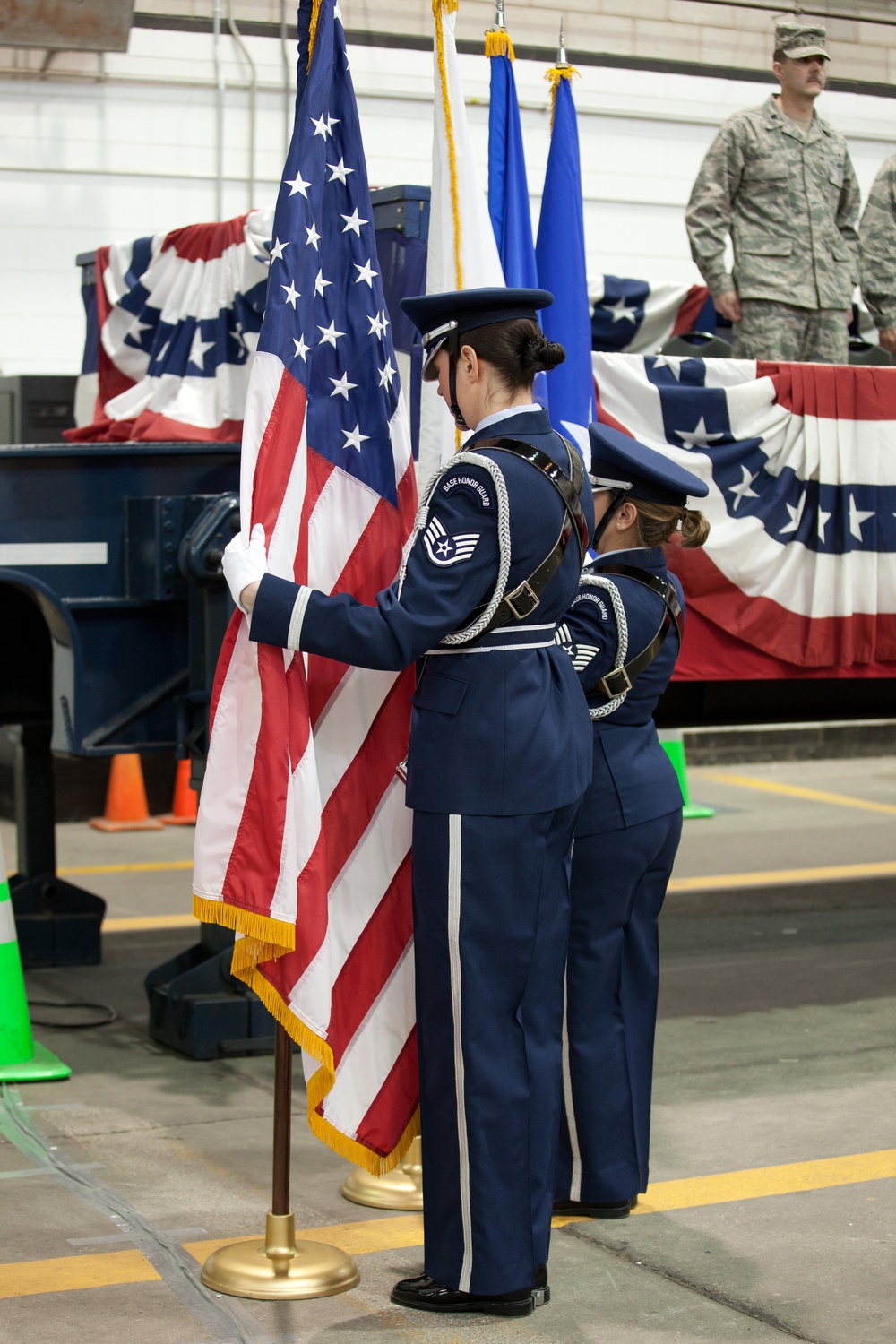 102nd Intelligence Wing holds send off ceremony for 31 members’ upcoming deployment