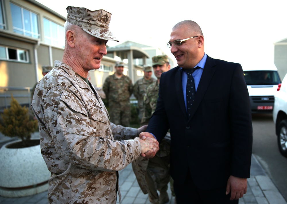 Lt. Gen. Tryon visits Georgian National Defense Academy