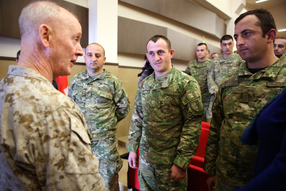 Lt. Gen. Tryon visits Georgian National Defense Academy