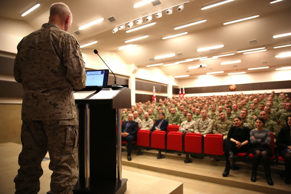 Lt. Gen. Tryon visits Georgian National Defense Academy