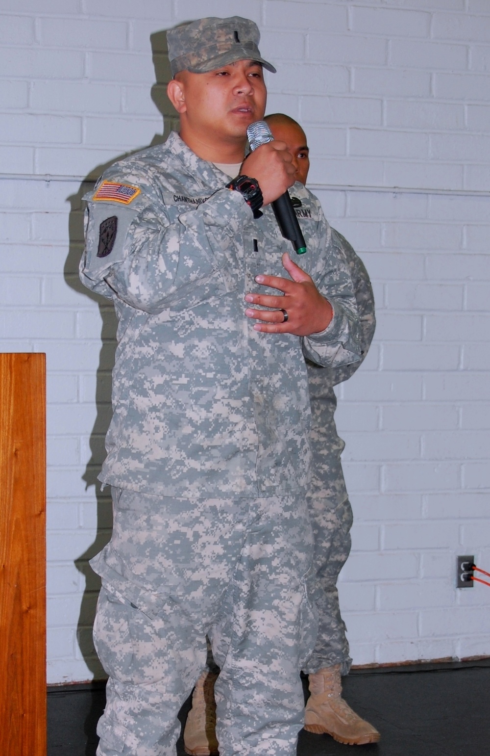 The 570th MCT conducts deployment ceremony