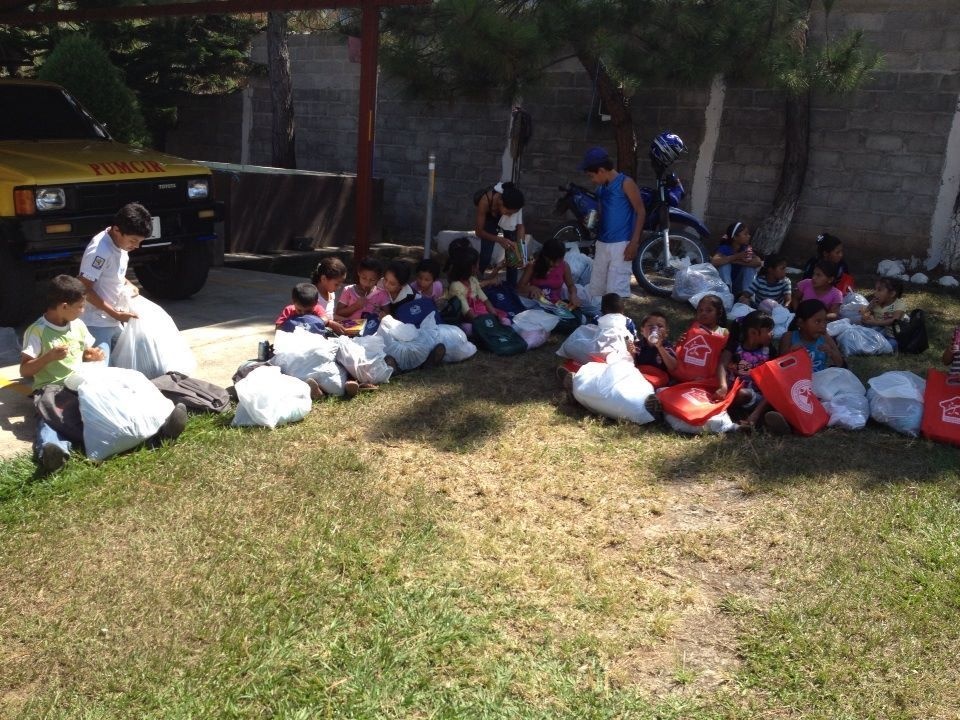 Not fit to wear:  612th Air Base Squadron fire department collects clothing for Honduran families