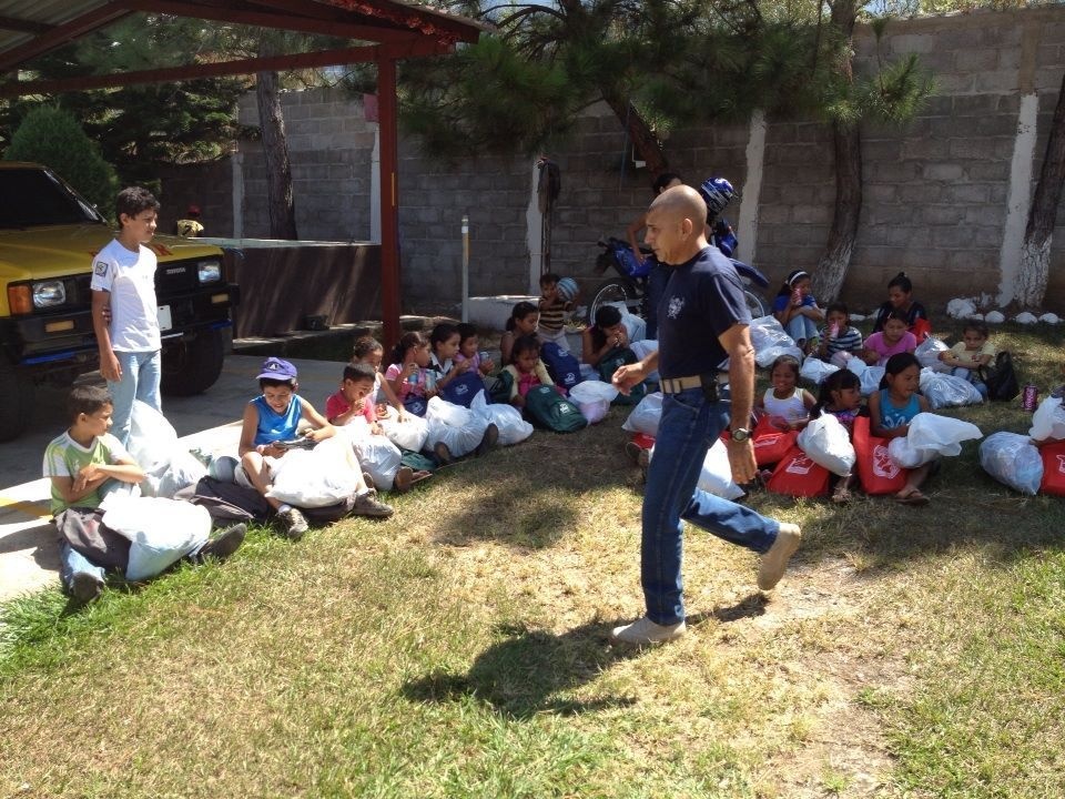 Not fit to wear:  612th Air Base Squadron fire department collects clothing for Honduran families