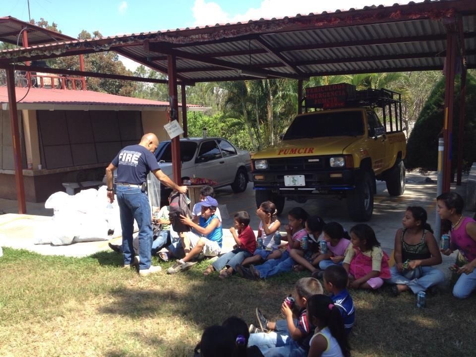 Not fit to wear:  612th Air Base Squadron fire department collects clothing for Honduran families