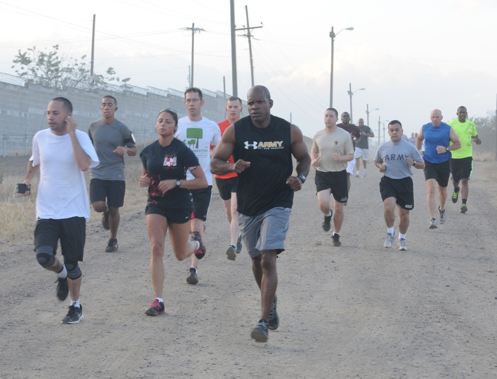 Joint Task Force-Bravo promotes cohesion through 6.6 mile fun run/walk