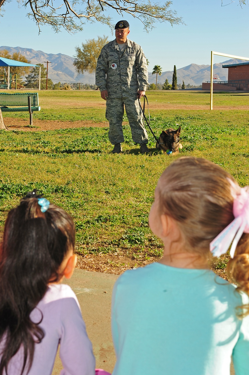 Airmen participate in local schools Career Day