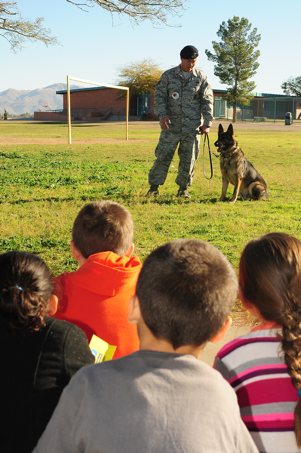 Airmen participate in local schools Career Day