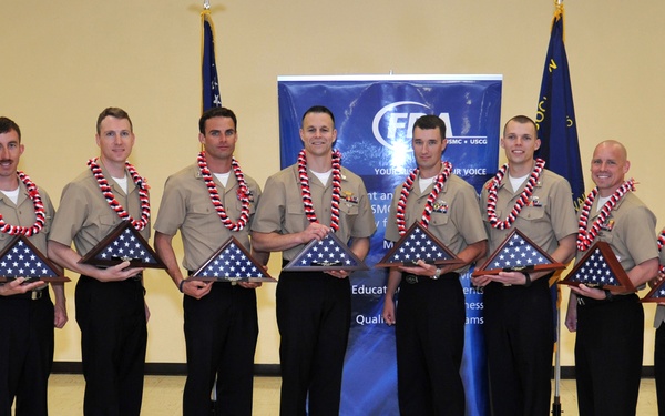 US Pacific Fleet SOY finalist at the FRA breakfast