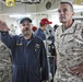 1st MLG commanding general visits Marines and sailors aboard Anchorage