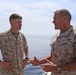 1st MLG commanding general visits Marines and sailors aboard Anchorage