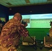 The Italian Base Commander Col. Maggian and his staff during EST training