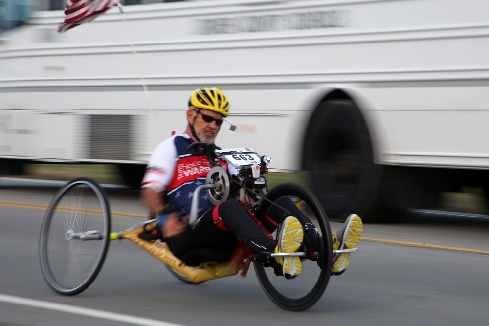 Born to ride at Cherry Point, quadriplegic athlete inspired by Marines, competes in annual Air Station half marathon