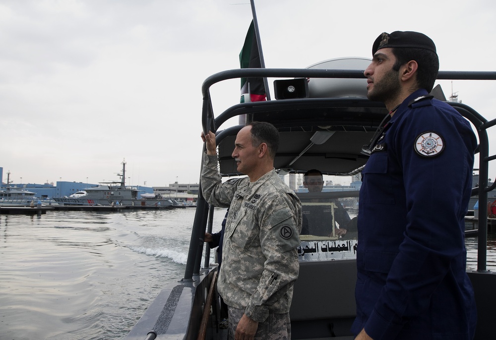 USARCENT soldiers partner with Kuwaiti Coast Guard