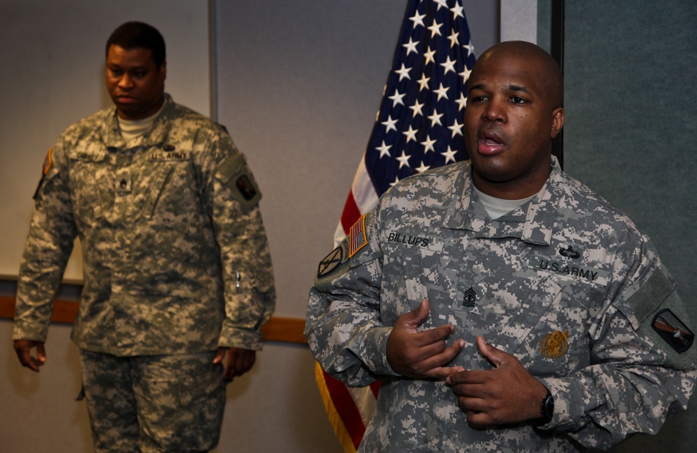 Staff Sgt. Dwight Chaney award ceremony