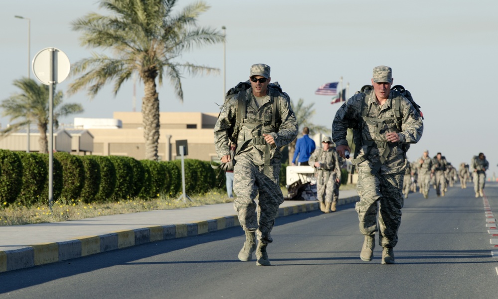 Camp Arifjan honors World War II heroes at Bataan Memorial Death March