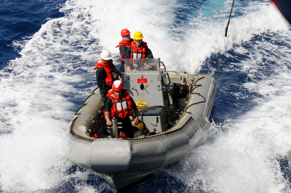 Blue Ridge Live-Fire Exercise &amp; Man Overboard Drill