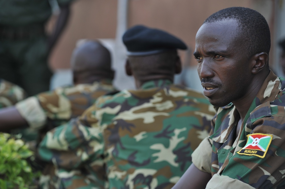 US Marines prepare Burundi soldiers for Somalia, CAR